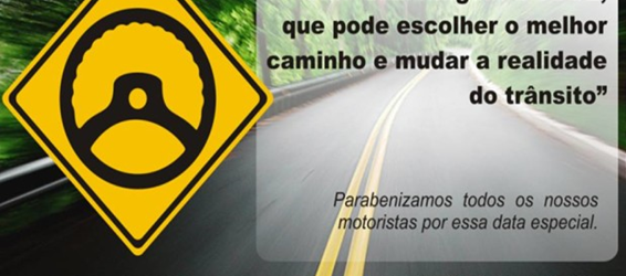 Dia 25 de Julho é dia do MOTORISTA